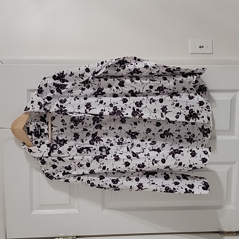 Express Floral Button Down
